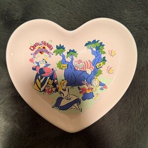 Disney Heart-Shaped Pink Dish